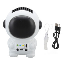 Mini Astronaut USB Neck Fan, Rechargeable