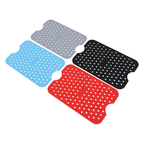 4-Pack Silicone Fryer Liners with Cooking Guide 2