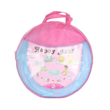 Portable Foldable Baby Bed Net Tent with Pillow – Pink, 110x65x48cm