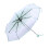 Light Green Transparent Umbrella Folding Cherry Blossom Pattern Small & Elegant 6