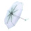Light Green Transparent Umbrella Folding Cherry Blossom Pattern Small & Elegant 13