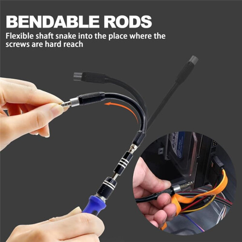 142 in 1 Precision Computer Screwdriver Kit, Electronics Screwdriver with 120 Bits Magnetic Repair Tool Kit 1