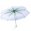 Light Green Transparent Umbrella Folding Cherry Blossom Pattern Small & Elegant 15