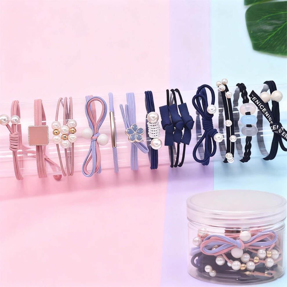 Reach-Tools (Mix Color 12Pcs) Boho Scrunchies Set - No Slip Hair Ties For Women