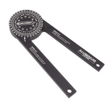 Präziser Aluminiumlegierung Gehrungssäge-Protractor 18,5 cm Laser-Skalen