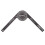 Protractor per troncatrice in alluminio di precisione con guide laser - 18,5 cm 7