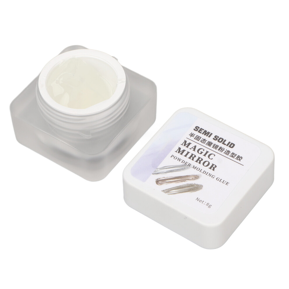 Mirror Powder Molding Glue 15ml for Nail Art Rhinestones & Metallic Finish