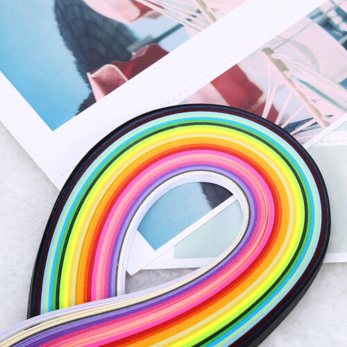 22 Colours Quilling Paper 160 Strips 3mm 1