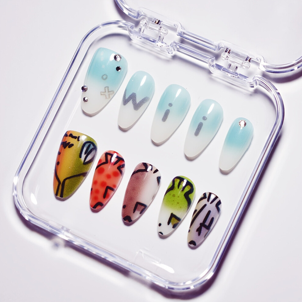 Dachuang Beauty (M) Ocean Creature False Nails 10Pcs