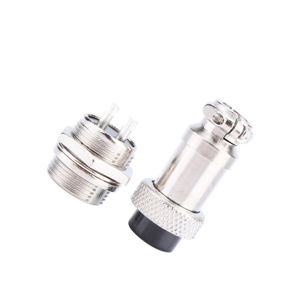 Premium Gx16 2Pins Screw Type Aviation Plug Socket Connector Aerospace Grade 3401389265993