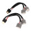 2x 9003 H4 Headlight Harness Plug UK 1