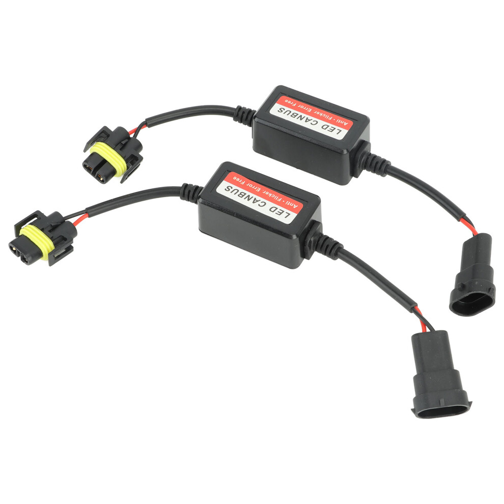 2Pcs H8 H9 H11 Led Canbus Decoder 12V Error Free Anti Flicker Decoder Light 3171389266640