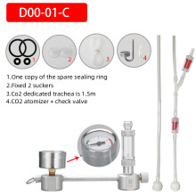 (D01-01-C) CO2 Kit for Planted Aquarium with Bubble Counter