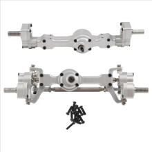Silver Metal Front and Rear Portal Axles for 1/12 Scale MN D90 MN99S RC Car, Clearance Upgrade