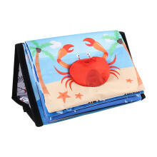 (Marine Animal) Baby Fabric Book with Mirror - Sensory Toy 0-3Y