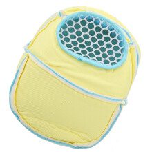 Blue Pet Carrier Bag for Hamsters, M Size 18x22cm, Adjustable Strap