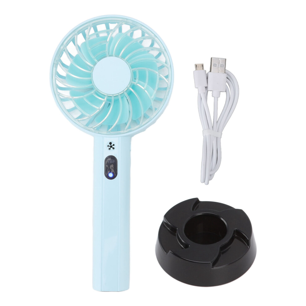 Handheld Fan With3speeds, Usb Rechargeable, 2000Mah 9058772700827