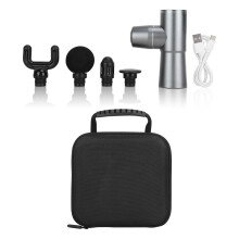 Mini Muscle Massager, Aluminium, 4-Speed, 550g