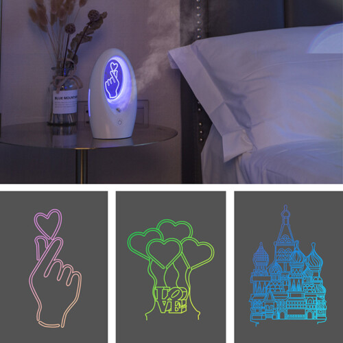 Mini USB Humidifier320ml Silent Mist Diffuser 1