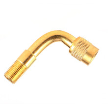 90 Brass Tire Valve Extension Auto Car Wheel Stem Extender with Dust Cap