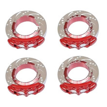 Metal Brake Caliper Disc Set for Wltoys K969 K989 MINIZ MINIQ 1/28 RC Drift Car Parts 4Pcs Durable