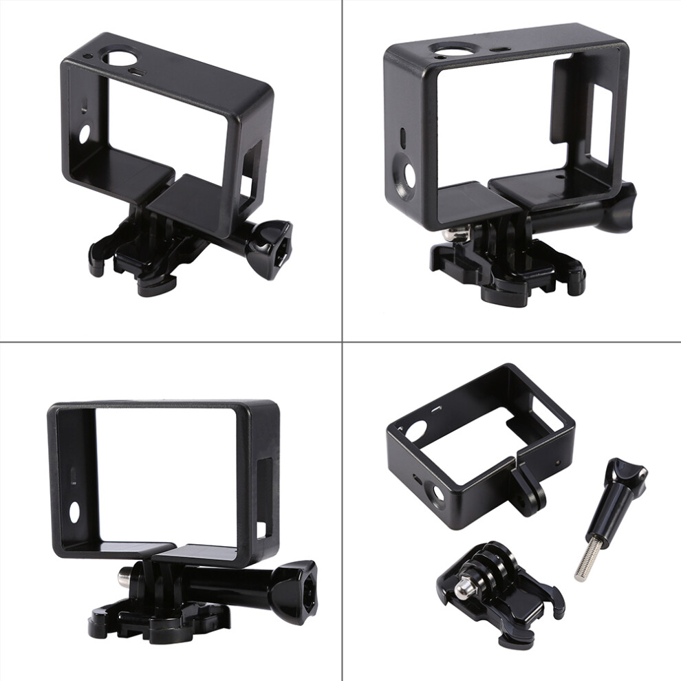 Side Frame Housing For Gopro Hero 4 And 3 Cameras Secure Mount Plastic Black 9451389269617