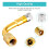 90 Messingreifenventilverlängerung Auto Autoaufblaspuffer Adapter 12