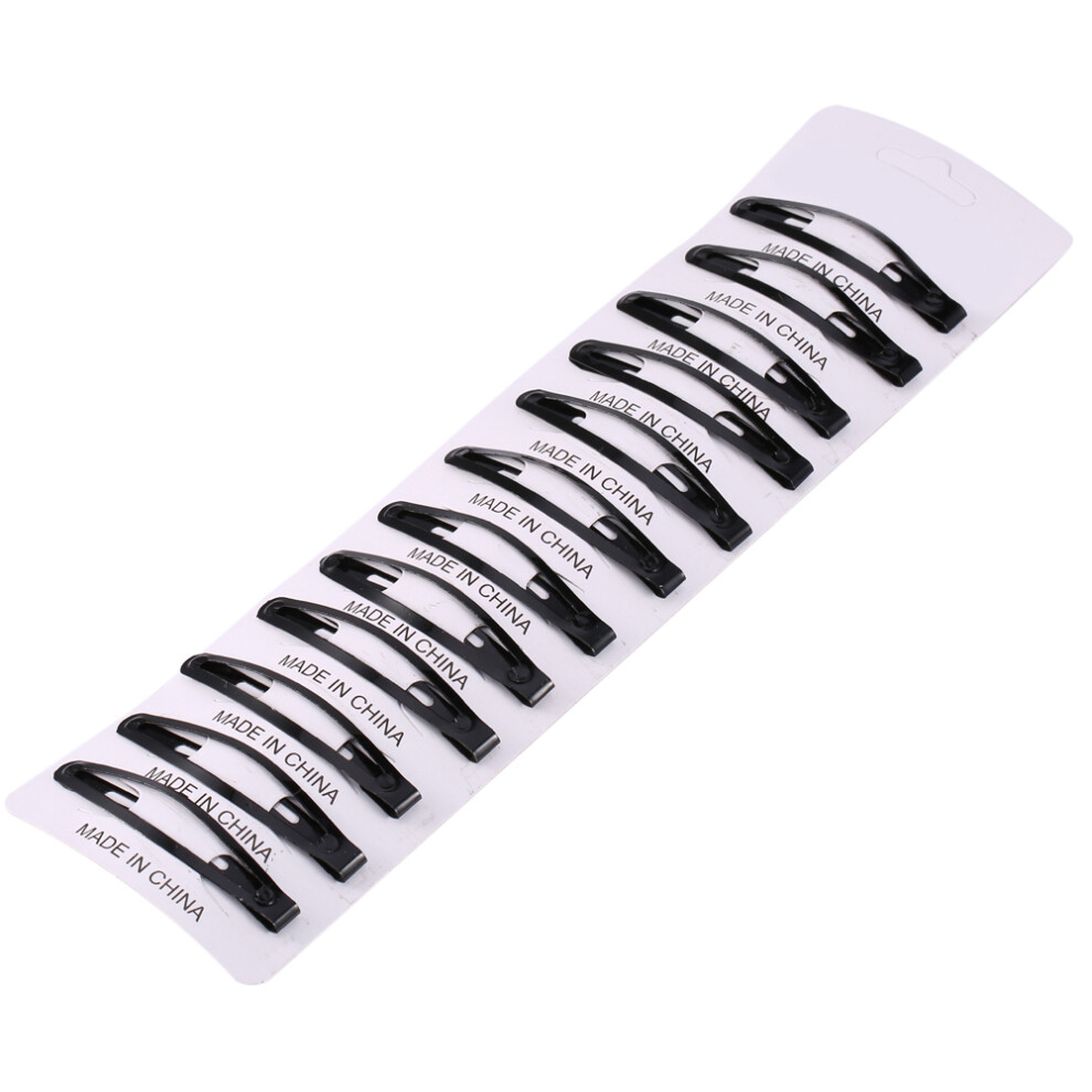 12PCS Snap Clips for Kids Hair