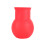 Soft Silicone Chocolate Melting Pot Mold 100ml Red 9.5x6.5cm 2