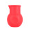 Soft Silicone Chocolate Melting Pot Mold 100ml Red 9.5x6.5cm 5