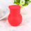 Soft Silicone Chocolate Melting Pot Mold 100ml Red 9.5x6.5cm 6