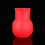 Soft Silicone Chocolate Melting Pot Mold 100ml Red 9.5x6.5cm 7