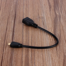 Micro HDMI Male to HDMI Female Adapter Cable 1080P Extension Wire