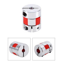 6.35mm x 10mm Aluminum Flexible Shaft Coupler for CNC & Motor