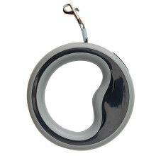 Heavy Duty Grey Retractable Dog Leash, Ergonomic Auto Rope, ABS Material