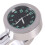 Universal Silver Waterproof Motorcycle Handlebar Mount with Glow Clock 1pc 3