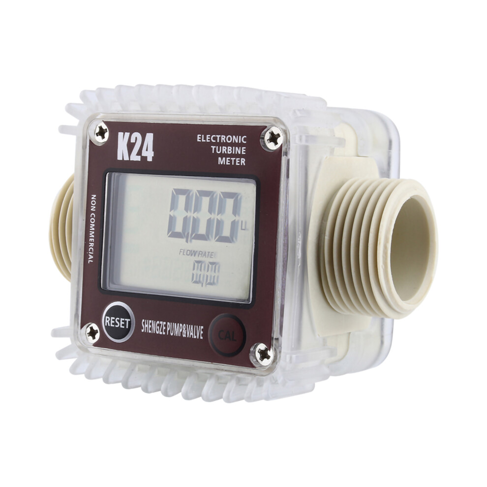 Pro K24 Turbine Digital Fuel Flow Meter 10-120L/Min, 2 Colors 3171393012028