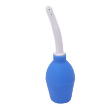 Silikon-Perlendüsen-Kit 310 ml Wiederverwendbarer Anal- und Vaginalreiniger Blau
