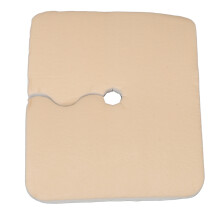 Soft PVC Tracheostomy Fixation Pad with Serrated Opening for Neck Surgery