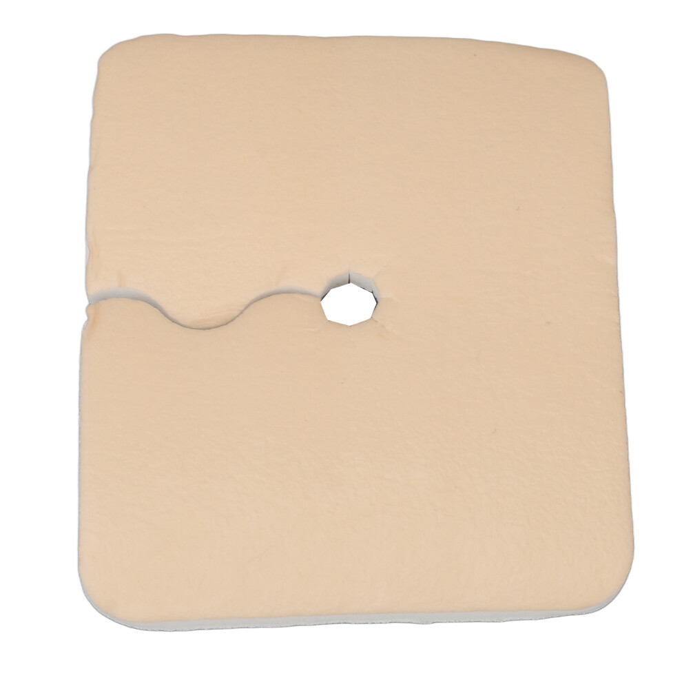 Soft PVC Tracheostomy Fixation Pad with Serrated Opening for Neck Surgery