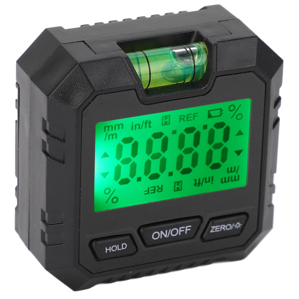 Digital Level Box Angle Finder Protractor With Bubble, Black 7681389272221