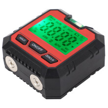 Digitaler Nivellier-Box-Winkelmesser mit Blase, ABS, AAA-Batterien nicht enthalten