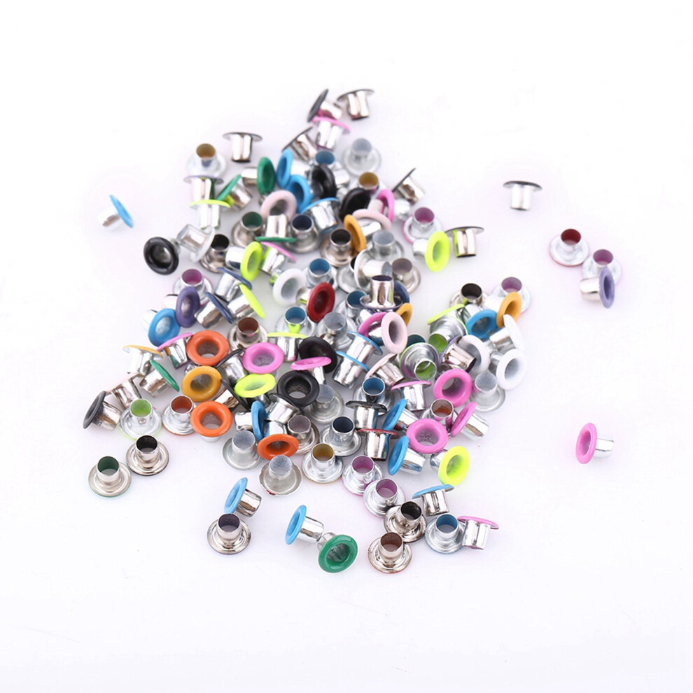 500Pcs 3Mm Round Mixed Metal Eyelets 7444352965045
