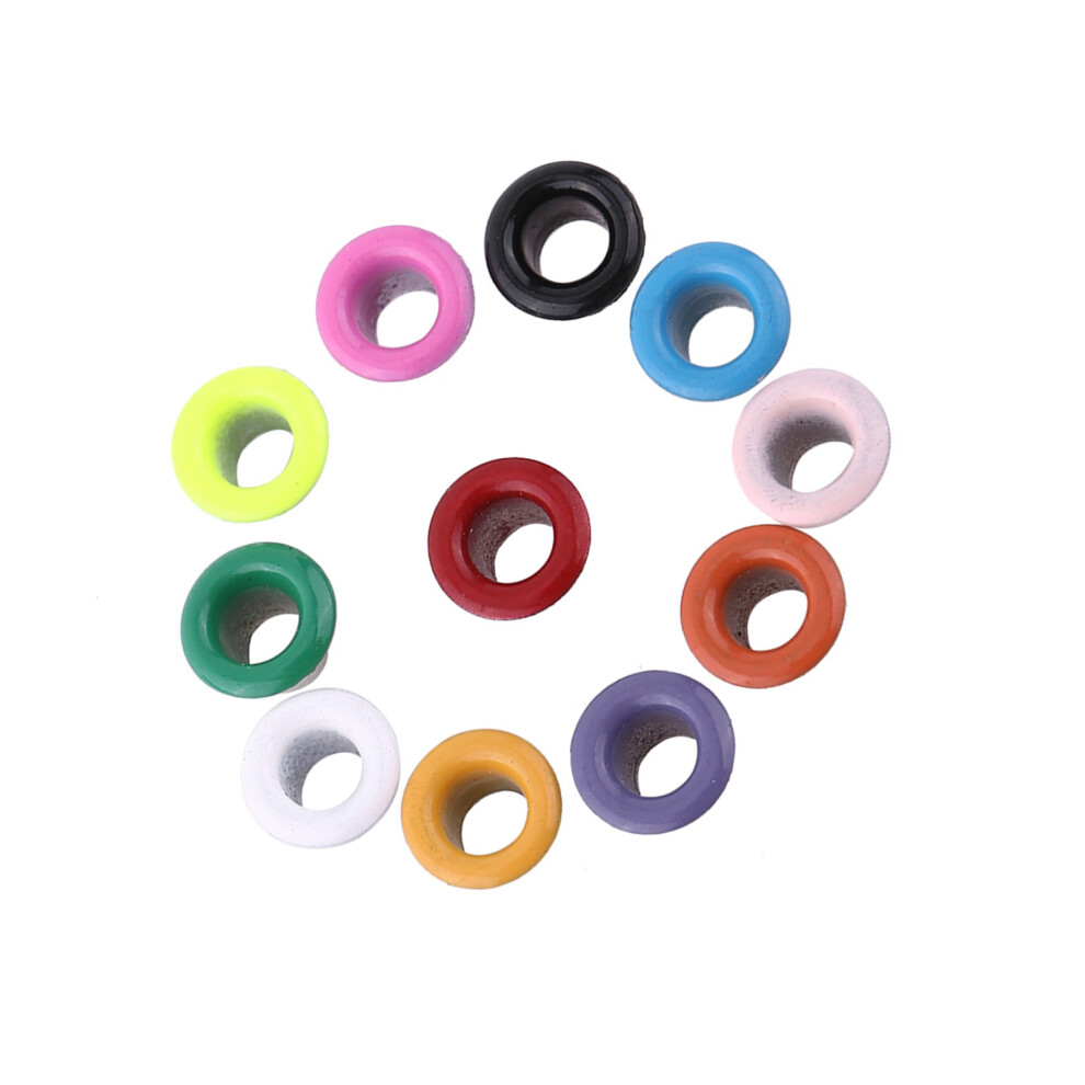 500Pcs 3Mm Round Mixed Metal Eyelets 7444352995820