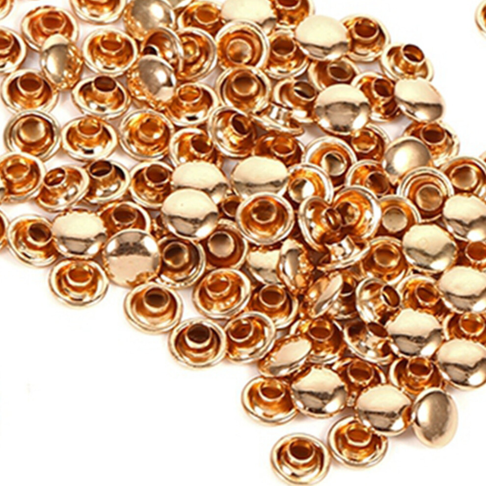 100 Sets Iron Rivet Caps 8Mm For Craft 7444352995622