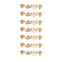 10x Solid Brass Stud Screw for Leather DIY