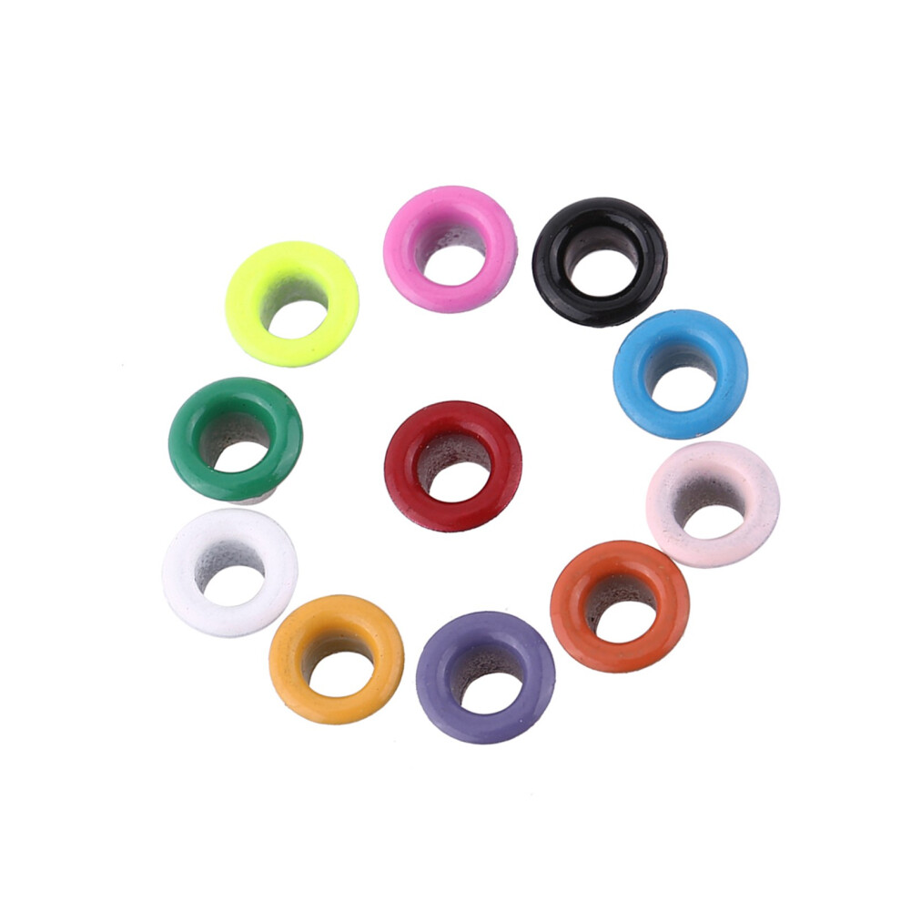500 Mixed Metal Eyelets 3Mm Round 7444352013401