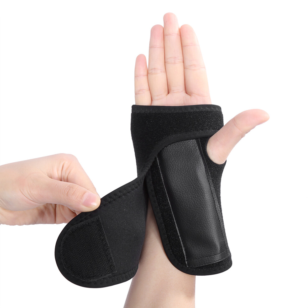 Black Lightweight Wrist Support Brace For Pain Relief & Injury Recovery
