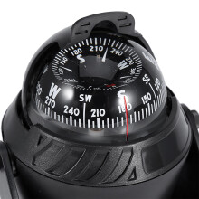 Durable ABS Electronic Compass with LED Light for Boats and Vehicles