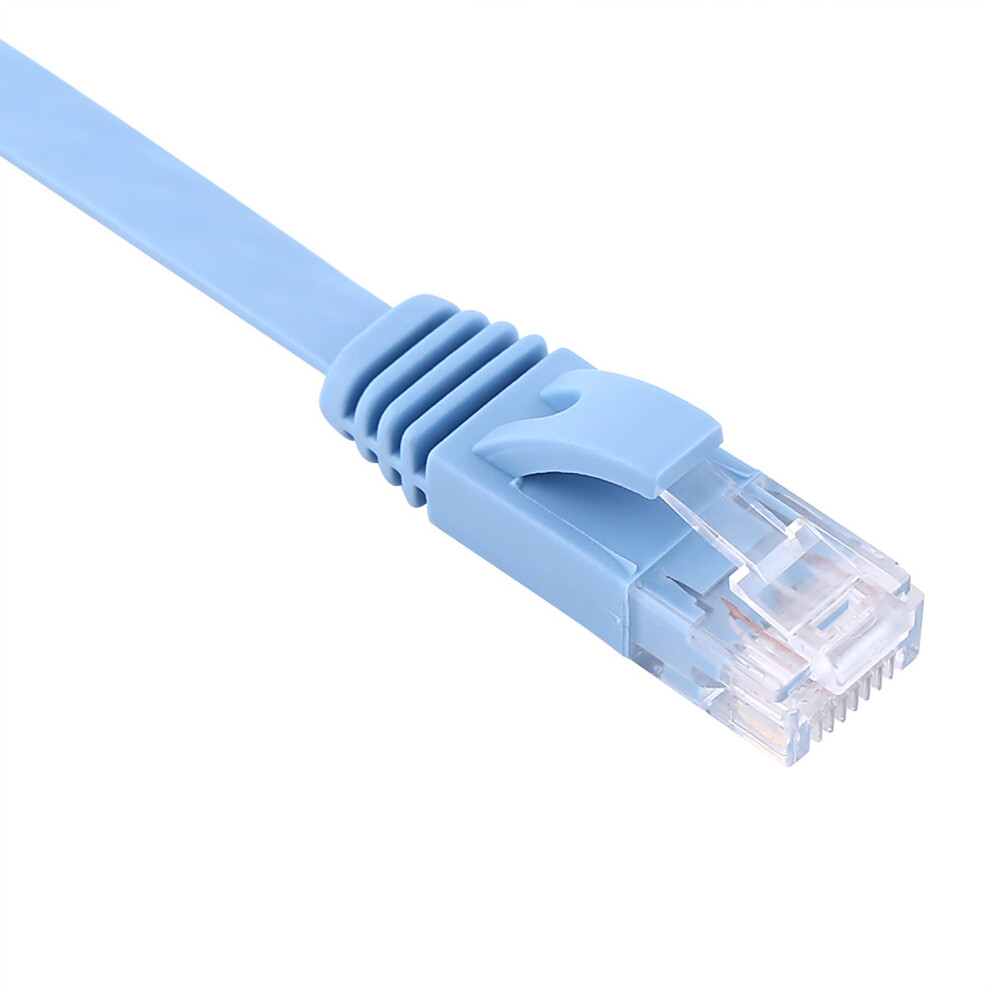 Flat Ethernet Lan Cable Cat6 0.5M For Router & Network Utp Patch Cord Blue 6951393031505